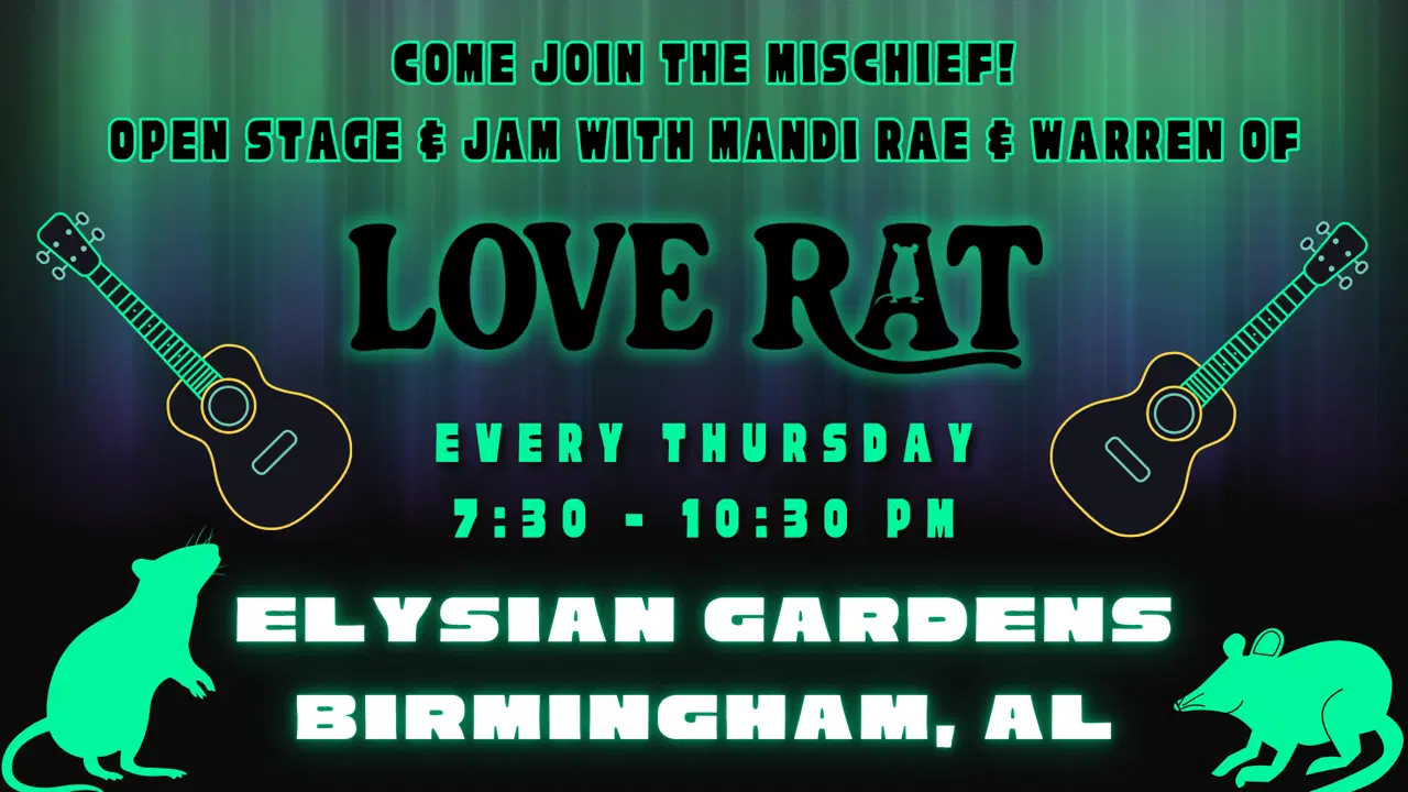 OPEN JAM WITH MANDI RAE & WARREN OF LOVE RAT