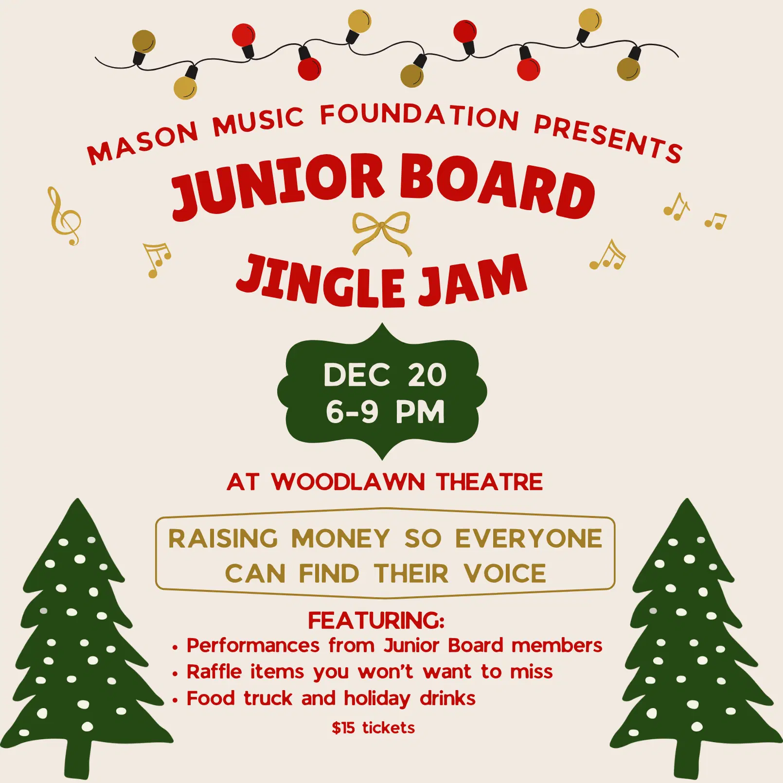 The Mason Music Foundation Junior Board Jingle Jam